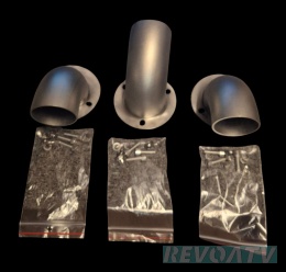 Końcówka tłumika nierdzewna 57mm LONCIN, ODES, CFMOTO / GOES (NIE PASUJE DO GEN 3 1000/850)