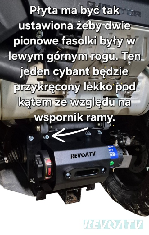 Mocowanie tylnej wyciągarki – QJMOTOR SFA 1000/600