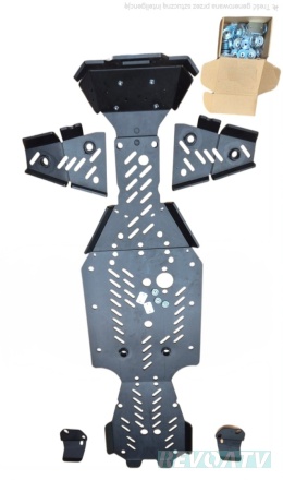 Osłony podwozia HDPE do CFMOTO GEN3 850/1000 (bez osłon podstopnic)