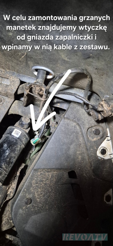 Podgrzewane manetki z kciukiem dedykowane do QJMOTOR SFA