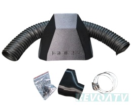 SNORKLE 75mm GOES TERROX 1000 wlot airboxa plus wlot CVT