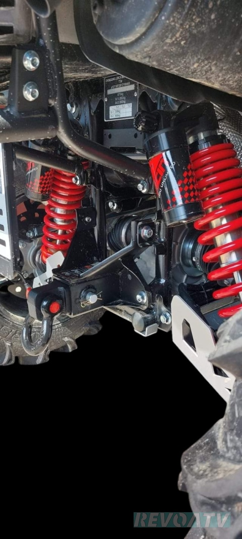 Uchwyt do quada z szeklą zamiast haka