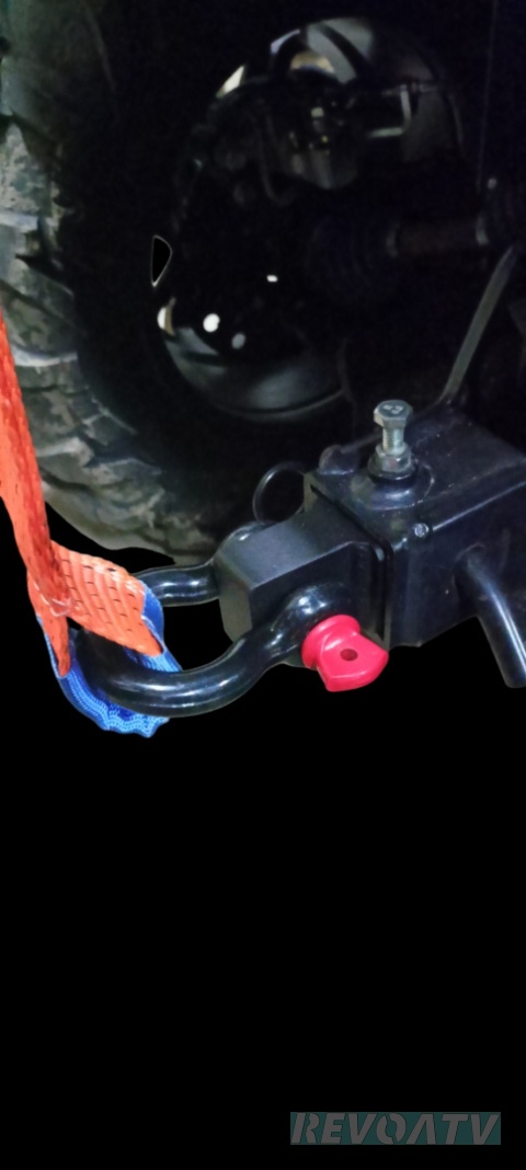 Uchwyt do quada z szeklą zamiast haka