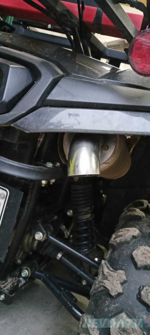 Końcówka tłumika nierdzewna 57mm LONCIN 550/700