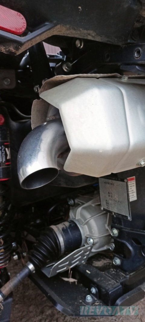Końcówka tłumika nierdzewna 57mm LONCIN 550/700