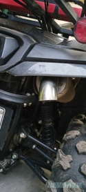 Końcówka tłumika nierdzewna 57mm CFMOTO STARSZE MODELE SEGWAY AT10 LONCIN 1000 ODES GOES