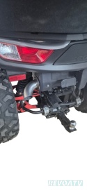 Końcówka tłumika nierdzewna 57mm CFMOTO STARSZE MODELE SEGWAY AT10 LONCIN 1000 ODES GOES