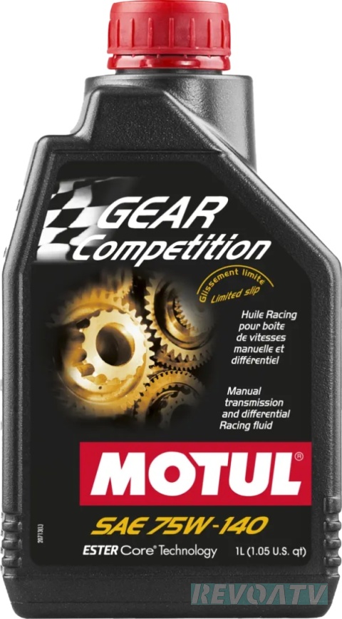 OLEJ PRZEKŁADNIOWY MOTUL GEAR COMPETITION 75W140 SYNTETYCZNY 1L SKRZYNIA QJMOTOR
