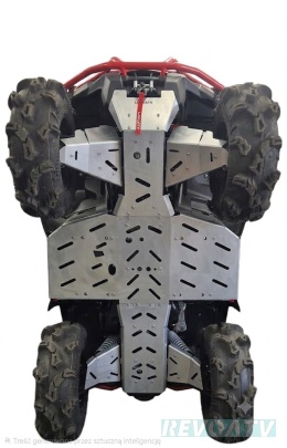 Osłony aluminiowe podwozia do Quada Loncin Xwolf 1000 MUD REVOATV