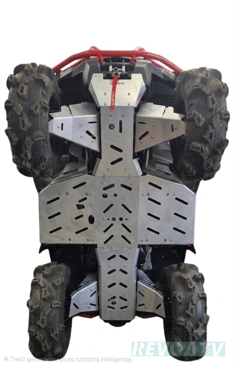 Osłony aluminiowe podwozia do Quada Loncin Xwolf 1000 MUD REVOATV