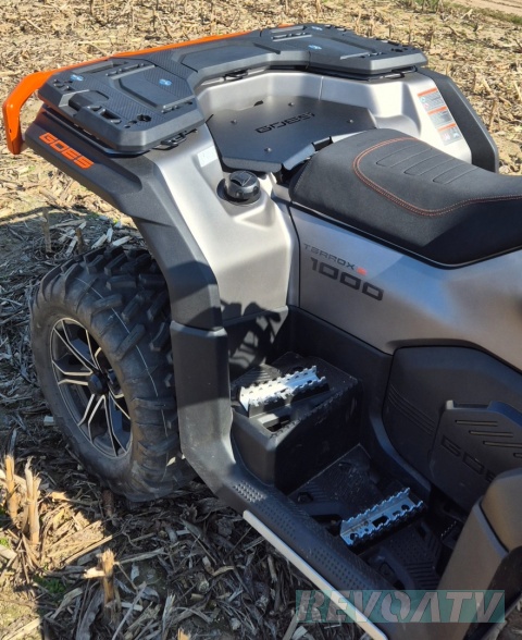 Płyta aluminiowa zamiast fotela pasażera do GOES TERROX 1000 (ZESTAW ZAWIERA UCHWYTY)