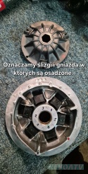 Rolki/ciężarki CVT REVOATV QJMOTOR SFA600 10 gram komplet 6szt