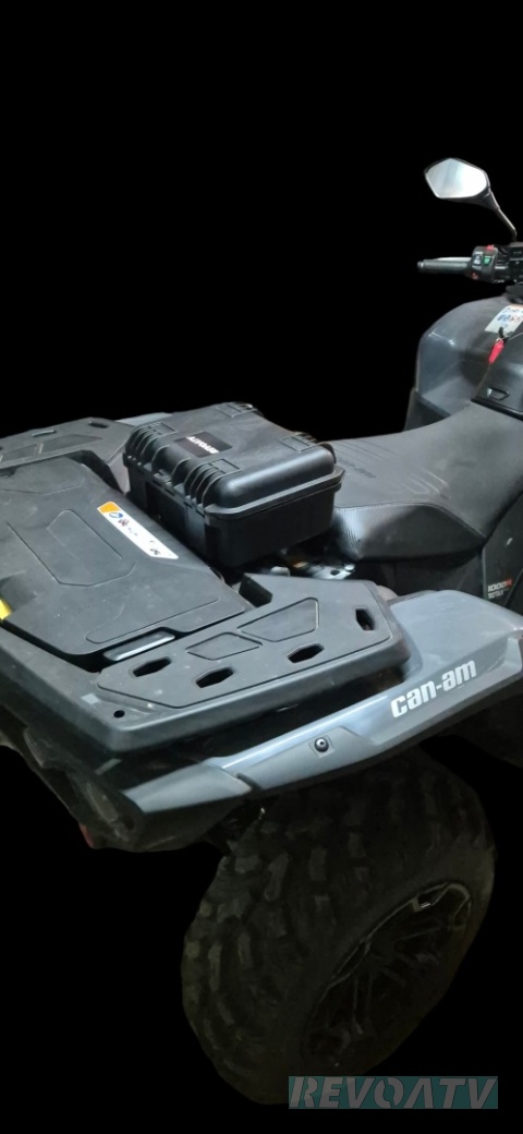 Uchwyty do montażu skrzynki zamiast siedzenia pasażera CAN-AM OUTLANDER MAX G3