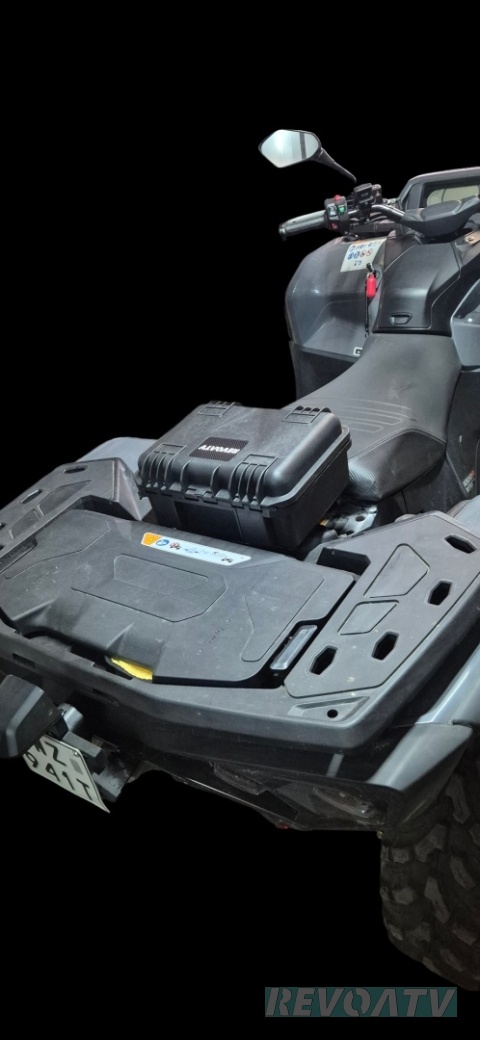 Uchwyty do montażu skrzynki zamiast siedzenia pasażera CAN-AM OUTLANDER MAX G3