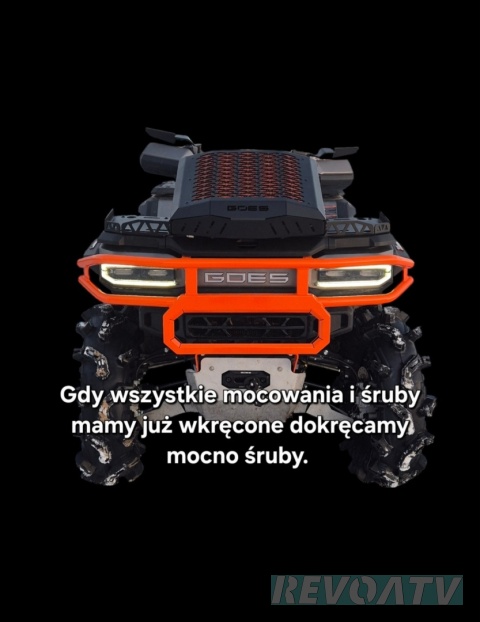 Zestaw bumperów GOES TERROX 1000 KOLOR CZARNY